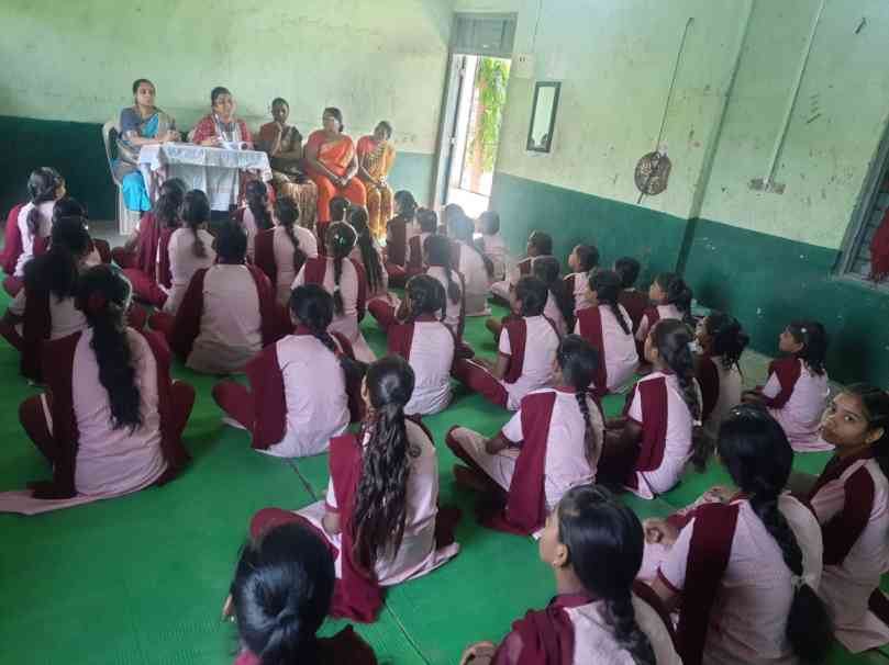 Awareness session and girls counselling